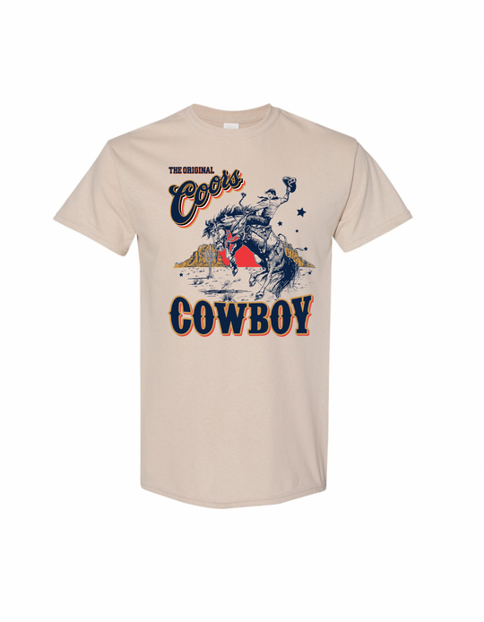 Bucking Coors Cowboy T Shirt