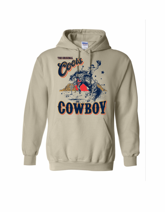 Bucking Coors Cowboy Hoodie