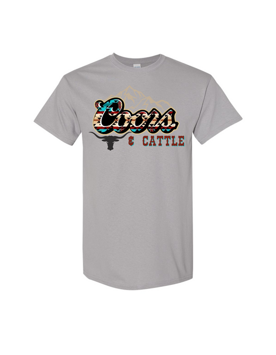 Coors & Cattle T Shirt