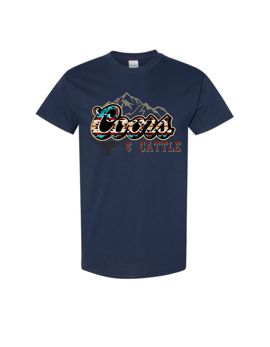 Coors & Cattle T Shirt