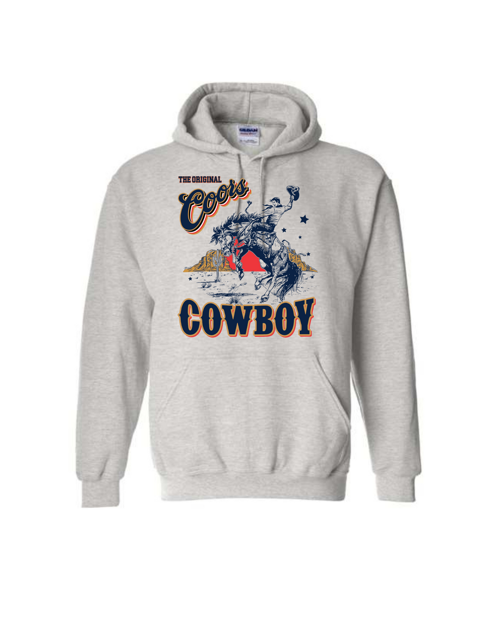 Bucking Coors Cowboy Hoodie