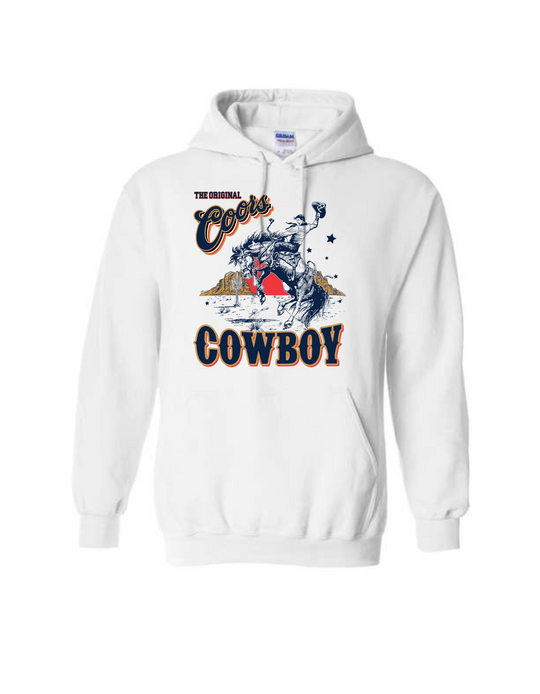 Bucking Coors Cowboy Hoodie