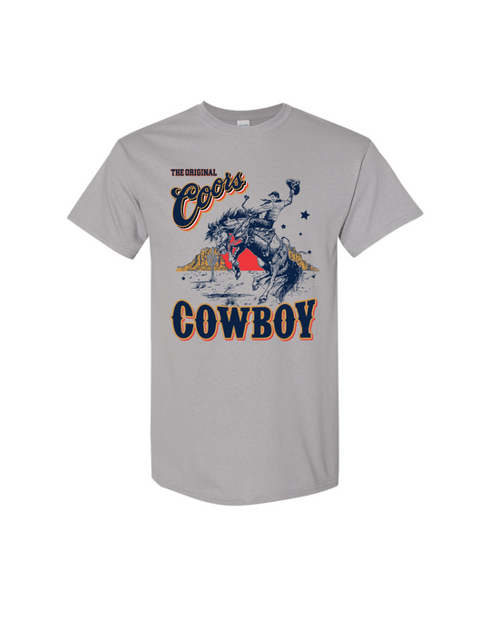 Bucking Coors Cowboy T Shirt